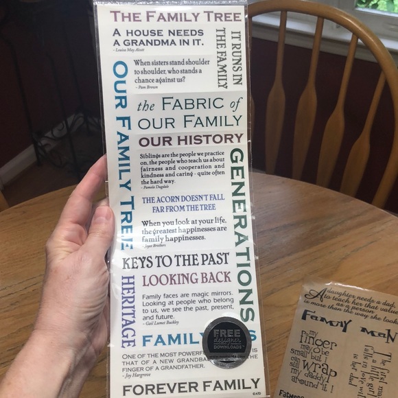 Family scrapbook stickers / embellishments - Picture 5 of 16